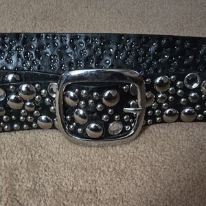 White House Black Market Studded Black Belt